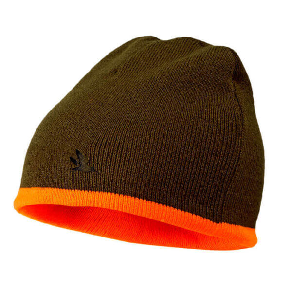 gorro de caza naranja seguridad