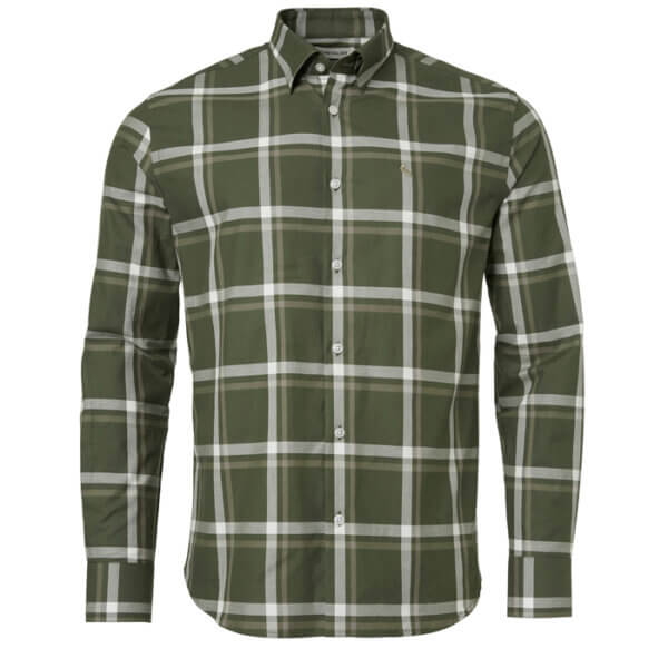 camisa de cuadro de hombre