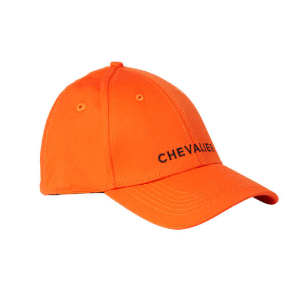gorra naranja de seguridad de caza
