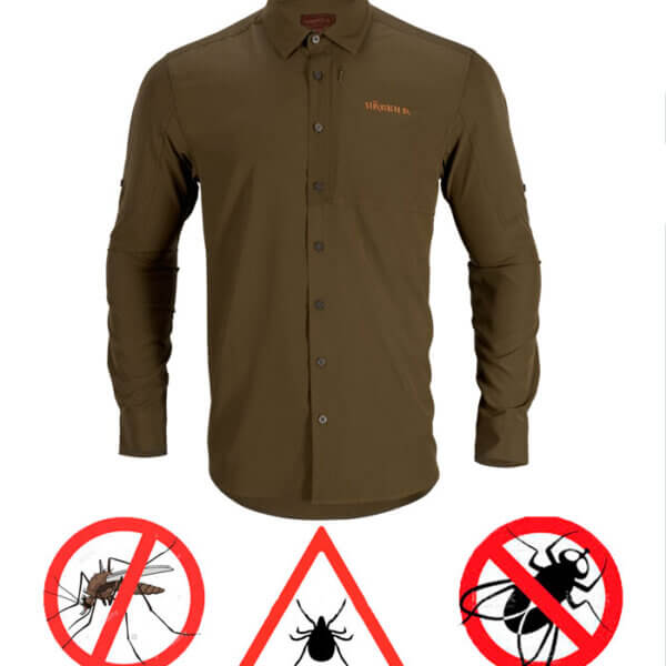 camisa harkila anti mosquito garrapatas