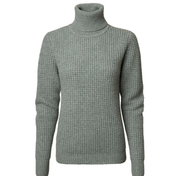 Jersey de cuello alto con abertura lateral para mujer, jersey de gran  tamaño, suave, básico, verde, de gran tamaño, para invierno