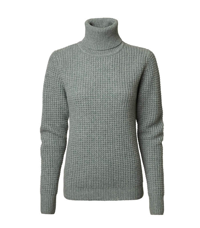 Jersey De Lana con Cuello Alto para Mujer De Invierno, Jersey De