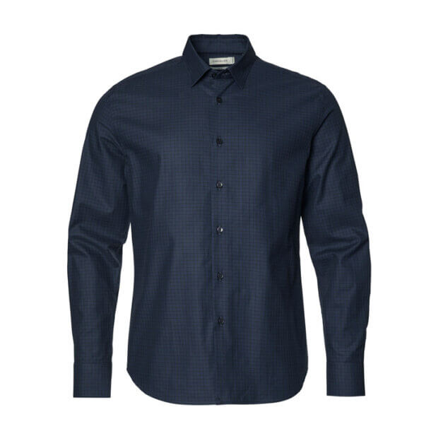 camisa de hombre azul