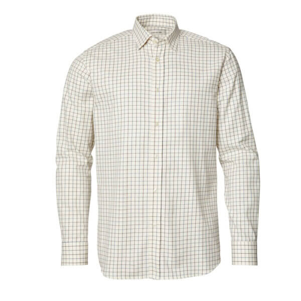 camisa de cuadro clásico de hombre