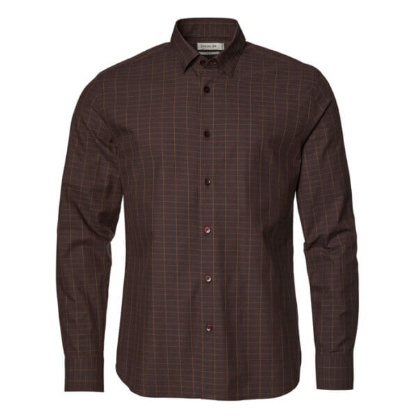 camisa de hombre marron