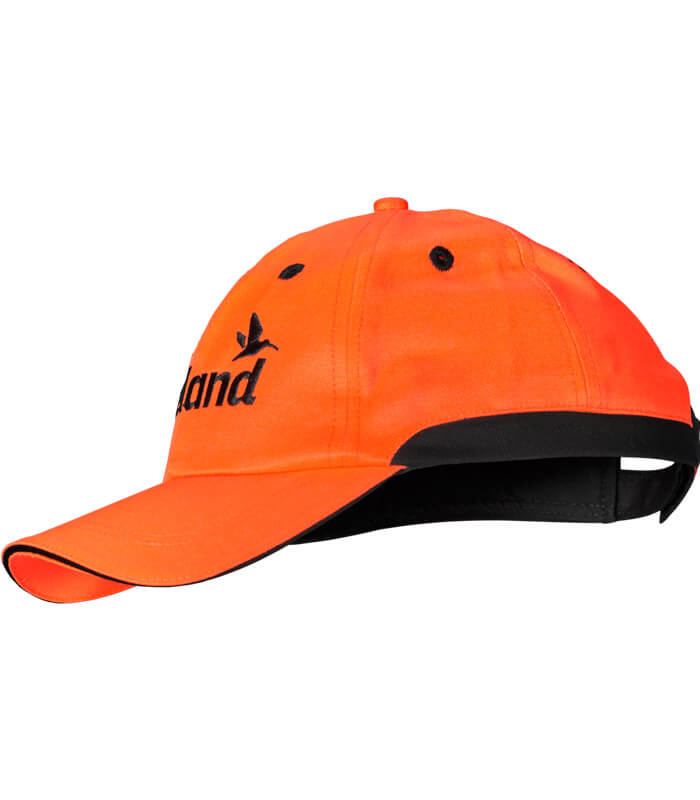 gorra de caza naranja de seguridad