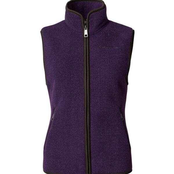 chaleco polar de mujer de color morado