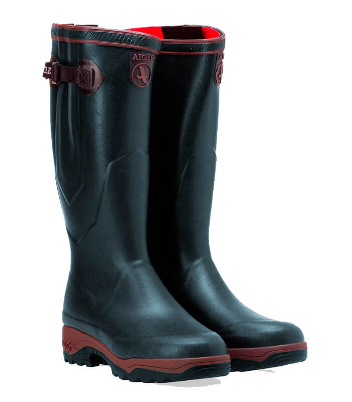 Botas de agua caza AIGLE. Una bota de con neopreno frio