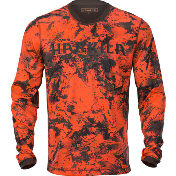 wildboar harkila camiseta manga larga naranja de seguridad