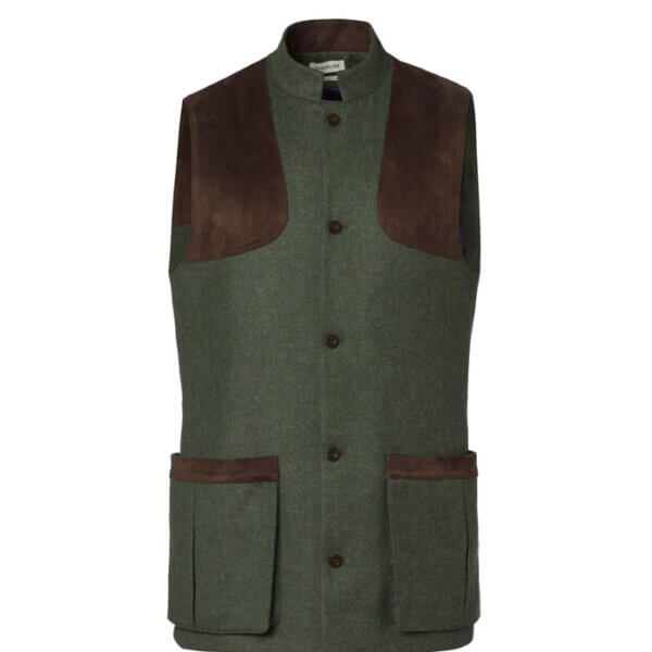 chaleco de tweed hombre