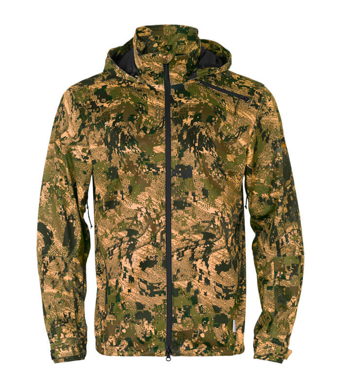 Chaqueta Caza Hombre Soft Shell Camuflaje