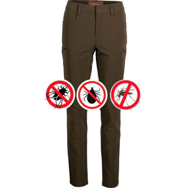 pantalones de caza mujer repelenete garrapatas