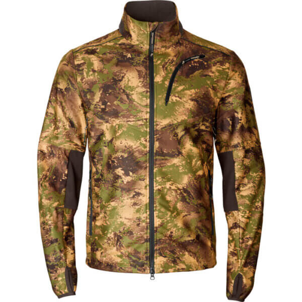 chaqueta polar corta viento harkila camuflaje