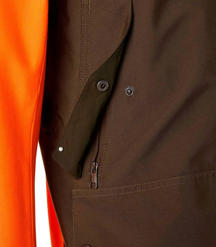 Chaqueta de caza Naranja AltaVisibilidad - Antiespinos Impermeable