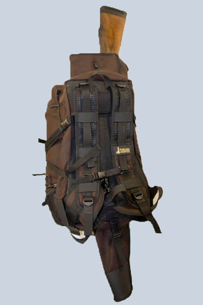 mochila porta rifle