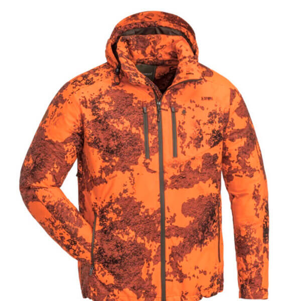 chaqueta de caza naranja