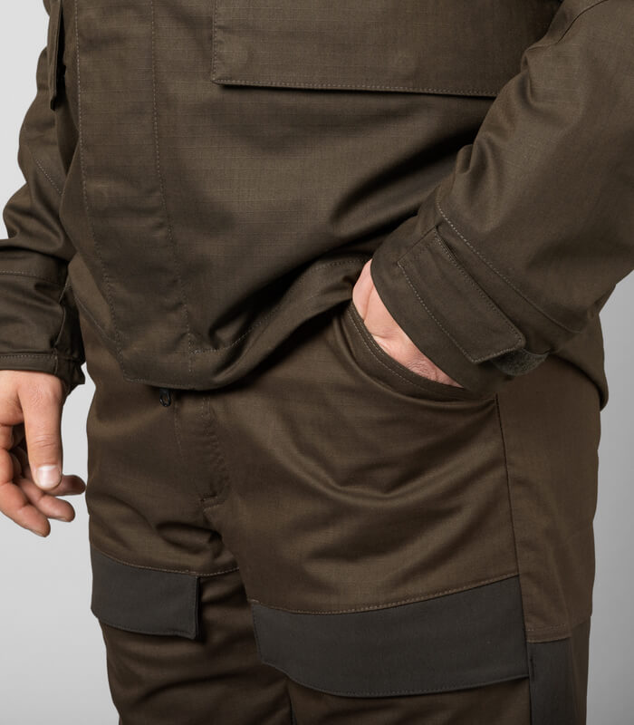 pantalones de caza harkila impermeable y resistente anti desgarro