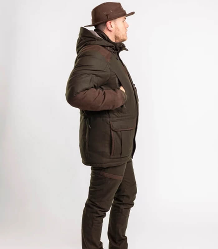 chaqueta de caza para puesto y frio extremo