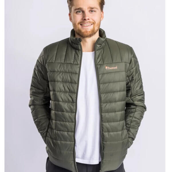 chaqueta plumifero verde de hombre pinewood