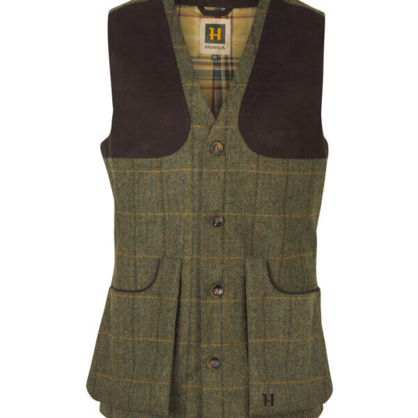 chaleco de tweed de hombre harkila