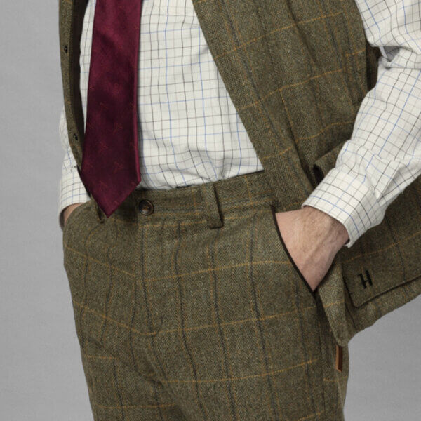 pantalones de tweed de hombre