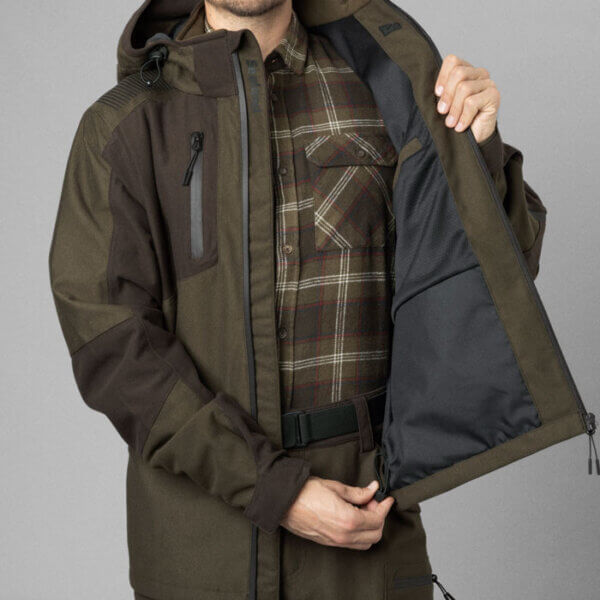 chaqueta de caza polivalente de seeland impermeable y transpirable