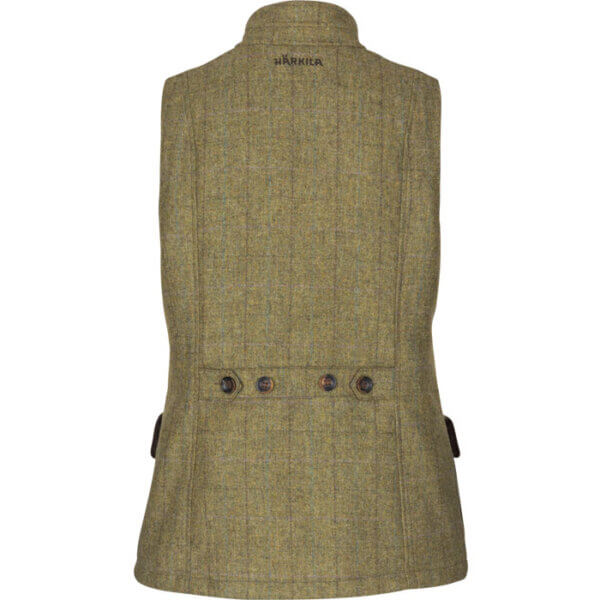 chaleco de tweed de mujer harkila