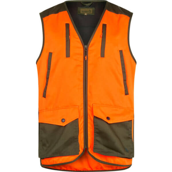 Chaleco de caza mayor naranja de seguridad