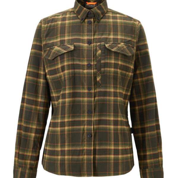 camisa de cuadro de mujer estilo campero
