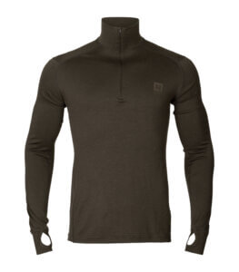 harkila-base-all-season-camiseta-térmica-de-lana-manga-larga--hombre-harkila-marron