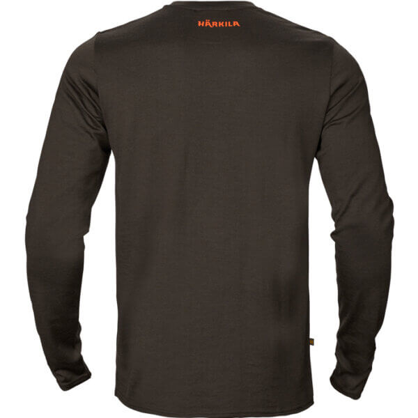 harkila-game-camiseta-de-hombre-manga-larga-Shadow-brown-wildboar