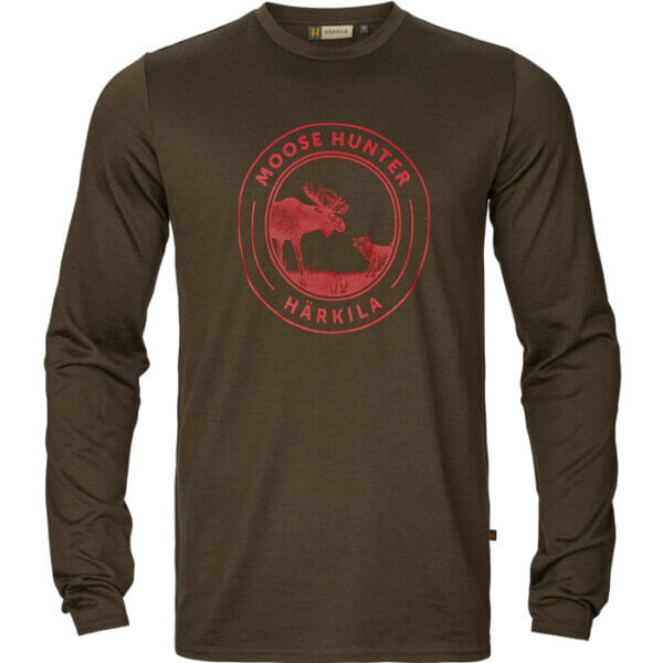 harkila-game-camiseta-de-hombre-manga-larga-Willow-green-moose
