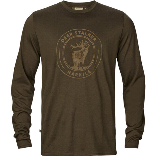 harkila-game-camiseta-de-hombre-manga-larga-Willow-green-stag