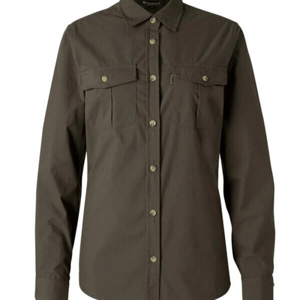 pinewood-safari-camisa-de-mujer-de-manga-larga-dark-olive---turopadecaza