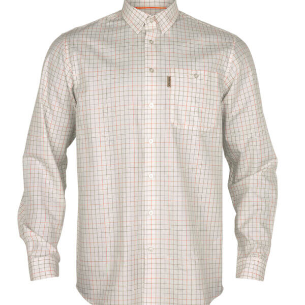 Portfield-camisa-de-cuadros-fios-hombre-Harkila-naranja-mandarin-TuRopaDeCaza-1