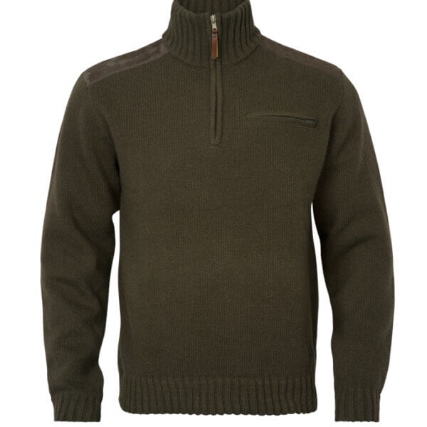 annaboda-jersey-cortaviento-cuello-alto-media-cremallera-de-hombre-verde-harkila-turopadecaza