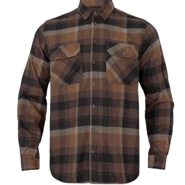 asmund-camisa-de-hombre-marrón-Rust-brown-check-turopadecaza