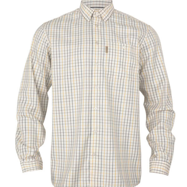 haywood-camisa-hombre-de-lana-y-cuadors-harkila-Arrowwood-yellow-check-turopadecaza