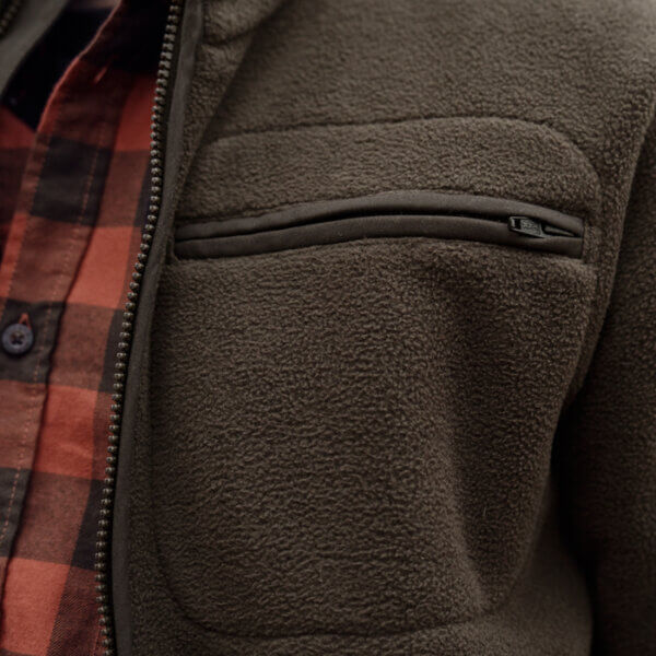 torsby-chaqueta-polar-de-hombre-marrón-Harkila-TuRopaDeCaza
